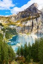 Oeschinensee lake, Swiss Alps, Switzerland