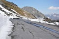 Oetztal Valley, alpine road and chapel, Austria