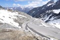 Oetztal Valley, alpine road and chapel, Austria