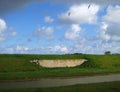 Oeverzwaluwwand, Texel; Landscape Texel, Netherlands Royalty Free Stock Photo