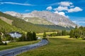 Ofenpass Fuorn at Zernez in Val Mustair valley of canton Grisons, Switzerland Royalty Free Stock Photo