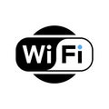 Wi-fi wireless network icon. Royalty Free Stock Photo