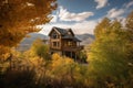 off-the-beaten-path location with breathtaking view, surrounded by mountains and trees
