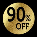 90% off