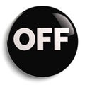 Off Button Round Black Icon