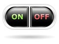 On and off buttons Royalty Free Stock Photo
