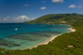 Off the Coast of Virgin Gorda Island BVI Royalty Free Stock Photo