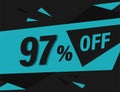 97% OFF Discount Banner, 97% OFF Special offer