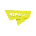 50% off discounts banner template