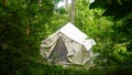 Off Grid Tipi / Wall Tent Camp. Airbnb Hipcamp Bushcraft campsite. Survival Shelter