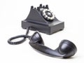 Off the hook - Retro telephone off the hook Royalty Free Stock Photo