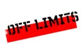Off Limits rubber stamp