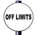 Off Limits Sign Royalty Free Stock Photo