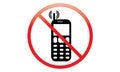 Off Mobile Phone Sign Switch Off Phone Icon No Phone Allowed Mobile Warning Symbol