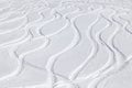 Off piste ski fresh snow Royalty Free Stock Photo