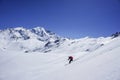 Off-piste Skiing Petit Combin