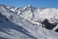 Off-Piste Skiing in Verbier Royalty Free Stock Photo