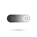 On Off Push style power buttons The Off buttons are enclosed in red The On buttons are enclosed in green with white background