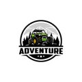 off road adventure atv utv buggy logo design