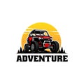 off road adventure atv utv buggy logo design