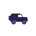 off-road car icon, 4wd suv