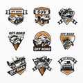 Off road car sticker set