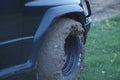 Off road car tire Royalty Free Stock Photo