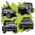 Off-Road cars Royalty Free Stock Photo