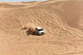 Off Road Driving in the Wahiba Desert Royalty Free Stock Photo