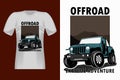 Off-road Extreme Adventure Vintage T-Shirt Design