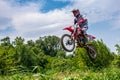 Off-road motorbike extreme Jumping