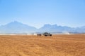 Off road trip to african desert Royalty Free Stock Photo