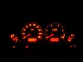 Off road truck electonic speedometer Royalty Free Stock Photo