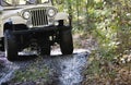 Off Road Vehicle Front End Driving Royalty Free Stock Photo