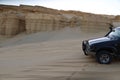 Off roading adventure in the desert of Fayoum in Egypt in 4WD