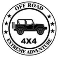 Off-roading suv adventure and car event design elements