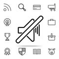 off-sound mark icon. web icons universal set for web and mobile Royalty Free Stock Photo