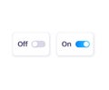 On off toggle Royalty Free Stock Photo