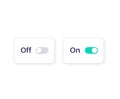 On off toggle Royalty Free Stock Photo