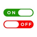 On Off vector icon design template Royalty Free Stock Photo