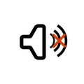 Off Volume icon Web design new modern one from set Royalty Free Stock Photo