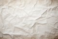 Off white crumpled paper texture background. Old creased and wrinkled paper abstract background. Grunge texture surface paper page Royalty Free Stock Photo