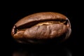 ?offee bean on black Royalty Free Stock Photo