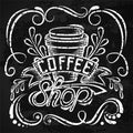 ?offee packaging design. Lettering hand drawing, fashion illustration of the theme of coffee. Locked coffee mug, store design. Iso