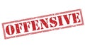 Offensive red stamp