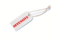 Offensive tag