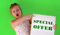 The offer Royalty Free Stock Photo