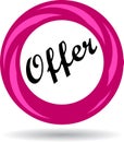 Offer colorful icon