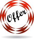 Offer colorful icon