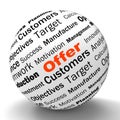 Offer Sphere Definition Shows Special Prices Or